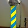 LED-лампа Barber Pole жовто-блакитний 88cm